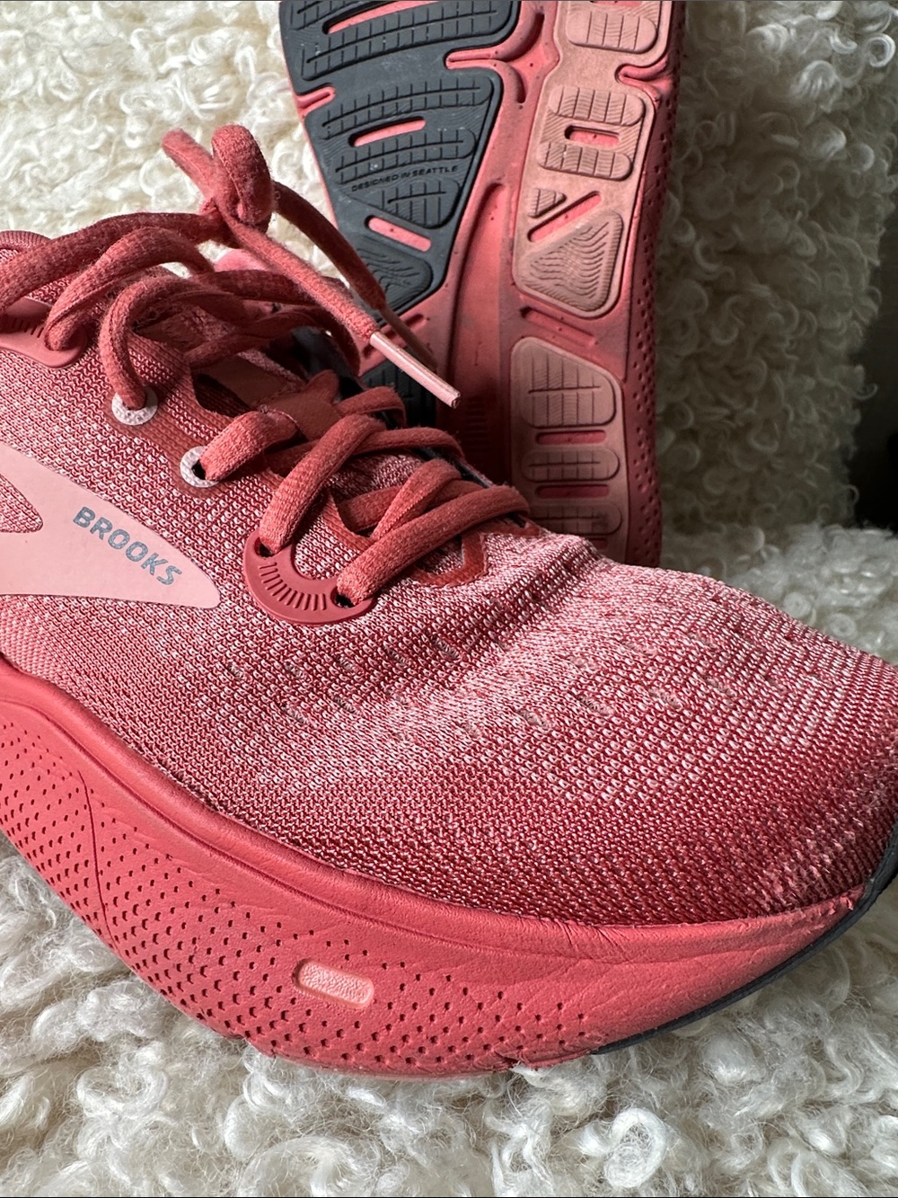 Brooks Women's Athletic Shoes in Coral - Picture 10 of 16